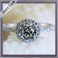 Star Cut Synthetic Diamond Fashion CZ Finger Ring Jewelry